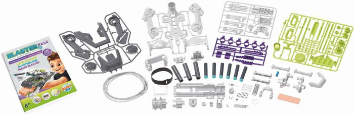Pompowana wyrzutnia pneumatyczna na rękę z rzutkami Blaster Buki
