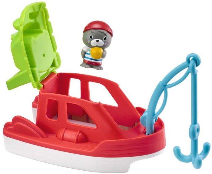 Zabawkowy kuter rybacki 3 w 1 Klorofil, statek i figurka