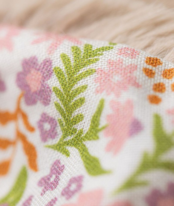 Króliczek z kwiecistymi uszami beżowy Petal 31 cm Jellycat