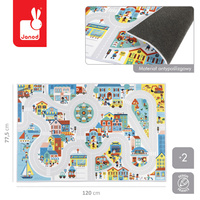 Miękka mata do zabawy z drogą Miasto Cross Roads Janod