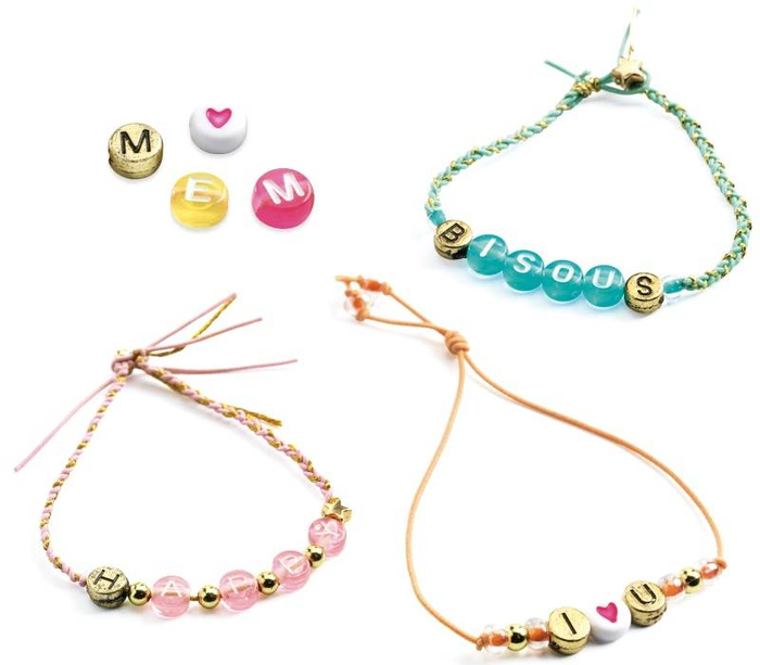 Zestaw do tworzenia biżuterii Perełki z literkami Djeco