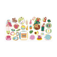 Książeczka z naklejkami Dom Janod