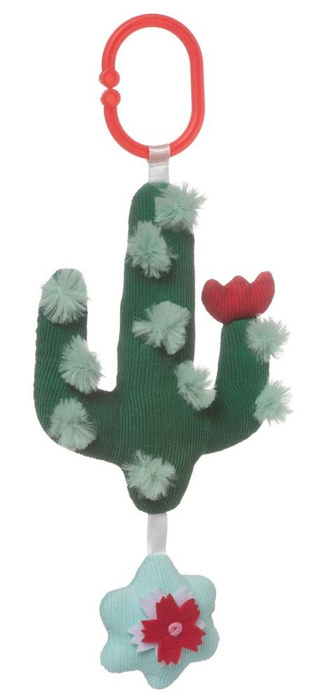 Pluszowa zawieszka kaktus z grzechotką Manhattan Toy