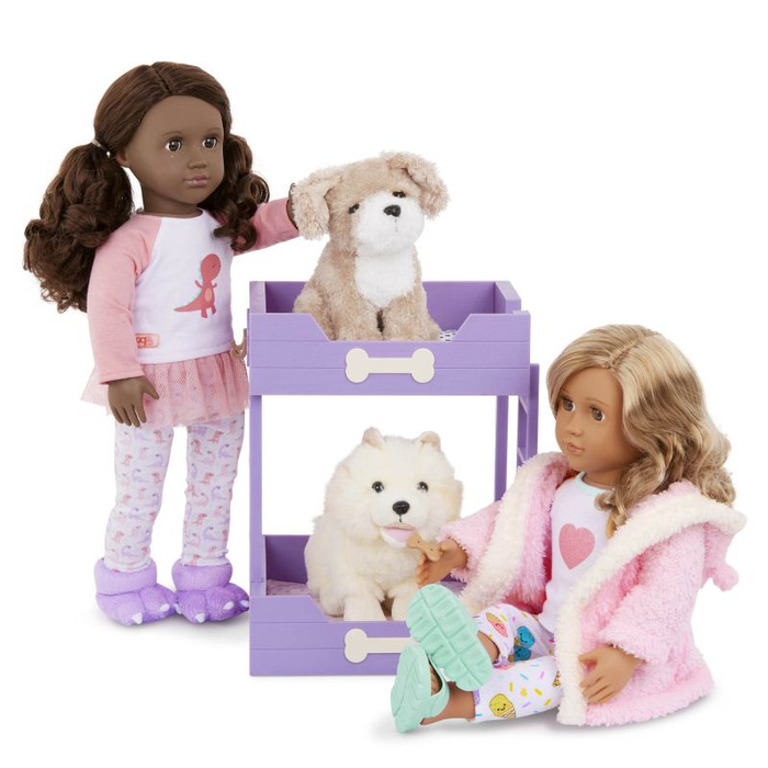 Łóżko piętrowe z pieskiem i akcesoriami Pup Bunks Our Generation