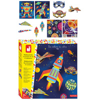 Multizestaw kreatywny dla dzieci Kosmiczne Przygody Janod