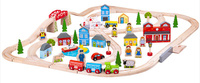 Kolejka drewniana, 101 elementów. W mieście, Bigjigs Rail
