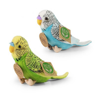 EKO Papużki Faliste 13 cm miękkie Pluszaki z Dźwiękiem Rappa