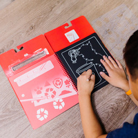 Wydrapywanka zdrapywanka z książką Psi Patrol Scratch Art Pad – Marshall Melissa and Doug