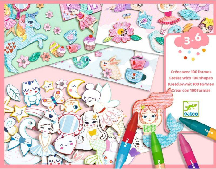 Kreatywny świat dziewczynki Djeco