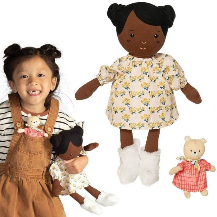 Harper lalka z małym przyjacielem misiem Manhattan Toy