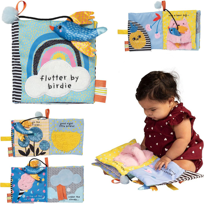 Pierwsza książeczka dziecka Flutter by Birdie Manhattan Toy