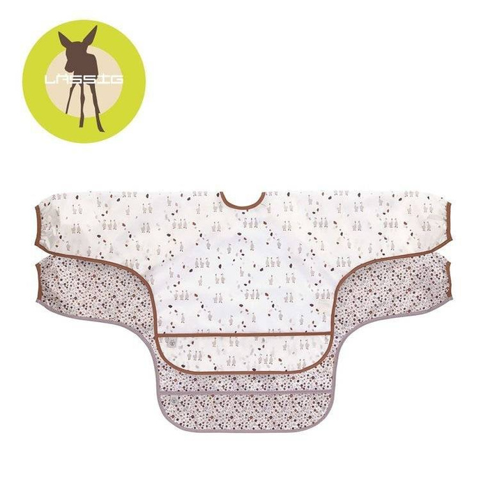 Zestaw śliniaków z długim rękawem Tiny Farmer Gąska Lassig