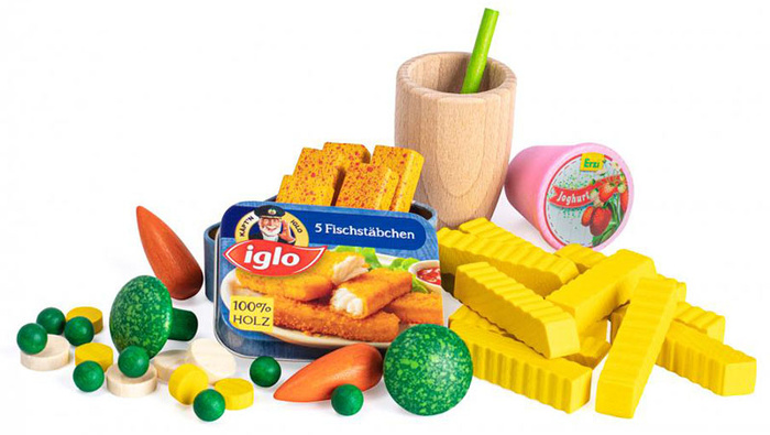 Drewniany zestaw do zabawy w kuchnię Lunch Erzi