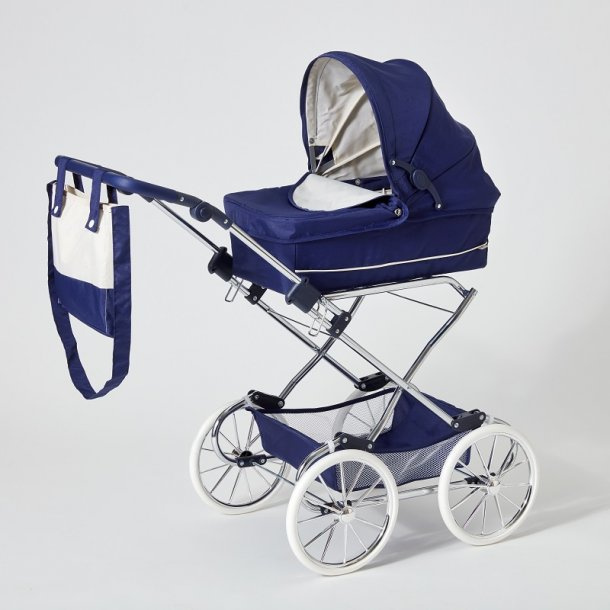 Wózek dla lalek Doll Pram Deluxe Blue Astrup