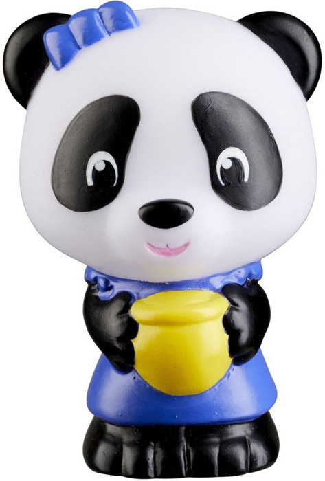 Zestaw 4 figurek rodzina misiów panda Klorofil