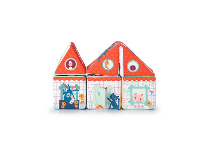 Klocki wielofunkcyjne dla najmłodszych Stodoła Farma Lilliputiens