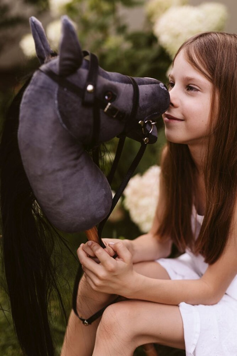 Hobby Horse Koń na kiju z otwartą buzią Blaze Astrup