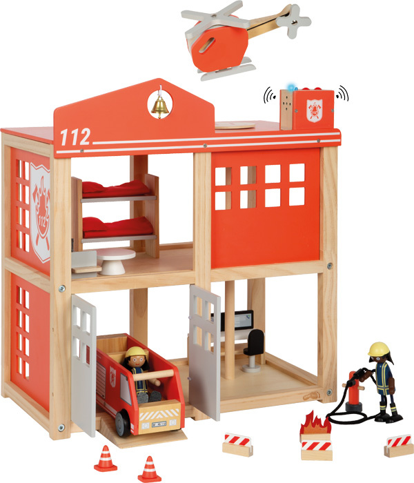 Straż Pożarna z wyposażeniem dźwiękiem i światłem Small Foot
