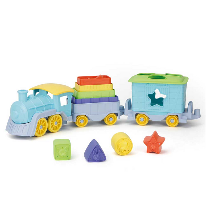 Pociąg układaj i sortuj Green Toys 