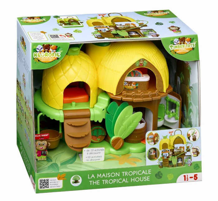 Przenośny tropikalny domek Klorofil