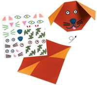 Origami z naklejkami. Zwierzęta, Djeco
