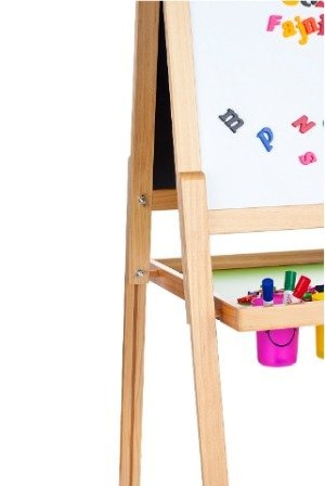 Tablica dwustronna dla dzieci 108 elementów Magnetyczne ramki