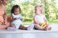 Zabawki sensoryczne dla dzieci i niemowląt Bąbelki Dimpl Słoneczko i Chmurka Fat Brain Toys