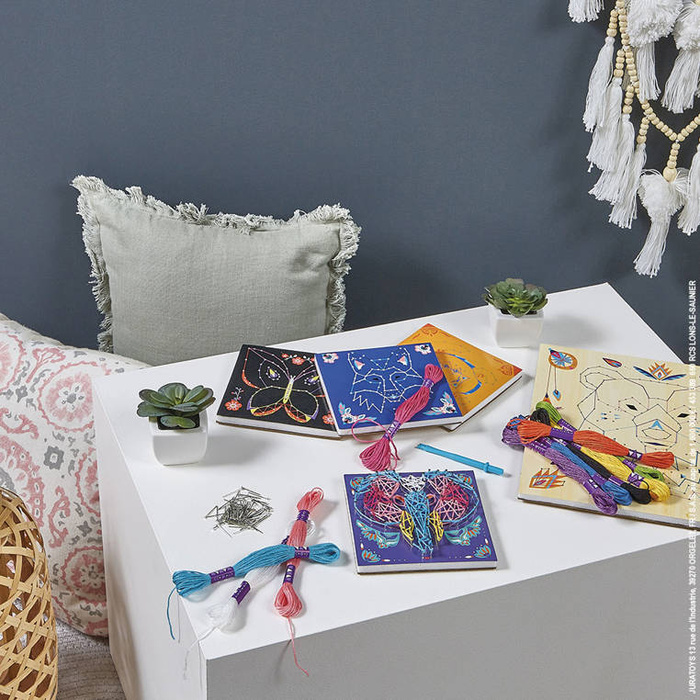 Zestaw kreatywny String Art Zwierzęta 8+, Janod