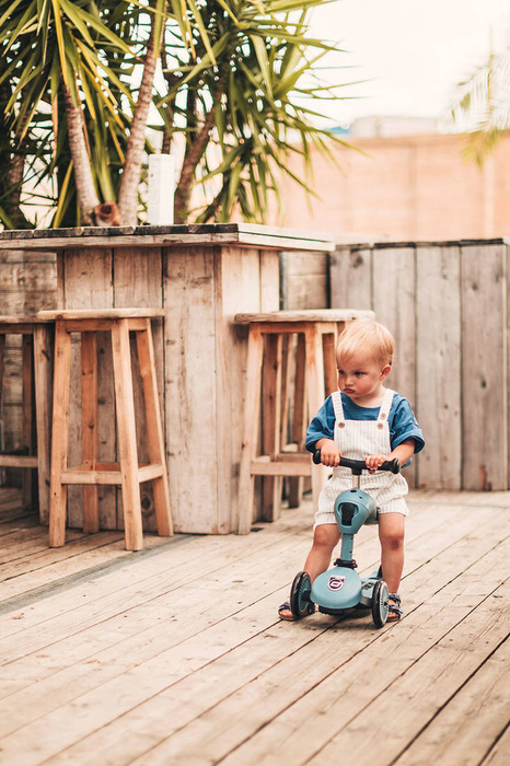 SCOOTANDRIDE Highwaykick1 2w1 Jeździk i hulajnoga 1-5 lat Steel