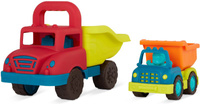 Zestaw dwóch wywrotek dla dzieci ciężarówki Grab-n-Go Truck Set B.Toys