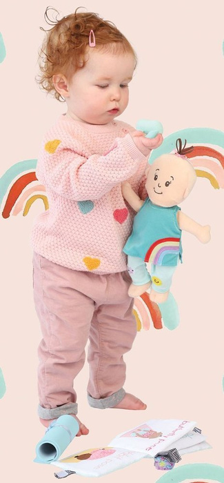 Lalka dla dziewczynek Zestaw do jogi Baby Stella Manhattan Toy