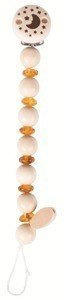 Drewniany łańcuszek do smoczka Piękno bursztynu Heimess Nature