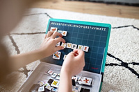 Magnetyczna układanka Alfabet Magnetibook kolekcja 2018, Janod