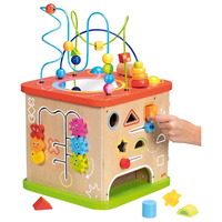 Drewniana duża kostka aktywności ActiveKids XXL Goki