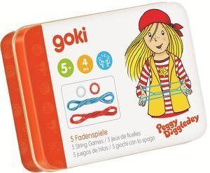 Zabawy dla dzieci jako Tradycyjna gra w sznurek Goki Peggy Diggledey