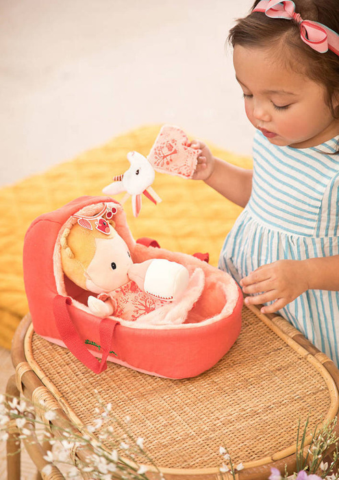 Miękka lalka dzidziuś z akcesoriami Lena Lilliputiens