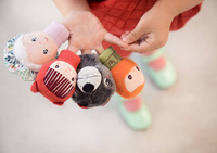 Pacynki z bajki Czerwony Kapturek 4szt. na palec Lilliputiens