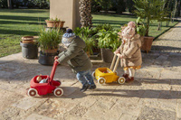 Chodzik dla dzieci żółty pchacz Roberto Mini Eolo Italtrike 