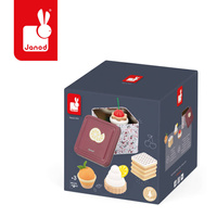 Zestaw ciasteczek z drewna w metalowej puszce Twist Janod