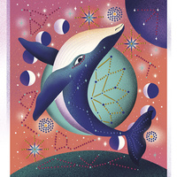 Malowanie kropkami Puentylizm 3D Kosmiczne zwierzęta Janod