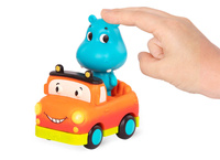 Zestaw miękkich autek sensorycznych do rączki Light Up Cars B.toys