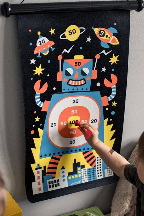 Magnetyczna gra w rzutki Roboty, Janod