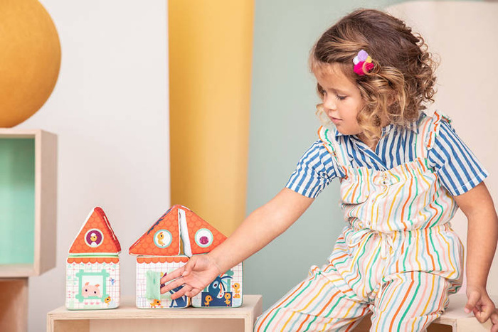 Klocki wielofunkcyjne dla najmłodszych Stodoła Farma Lilliputiens