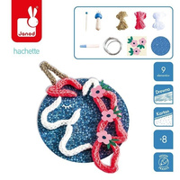 Zestaw kreatywny Dzierganie Jednorożec 8+, Janod