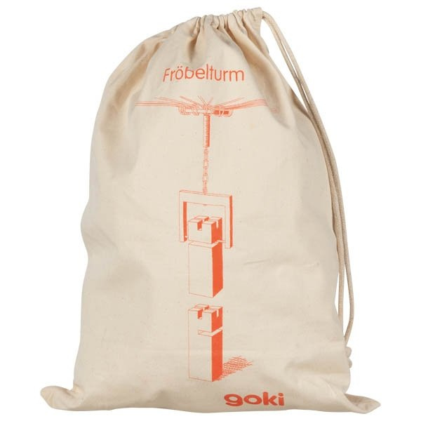 Drewniana gra zręcznościowa klocki Wieża Froebla Goki