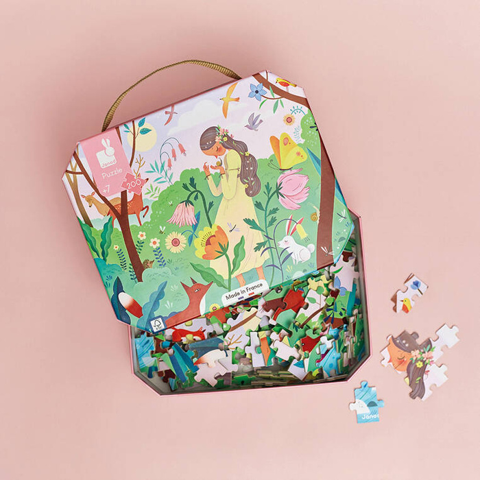 Puzzle w walizce Matka Natura 200 el. Janod