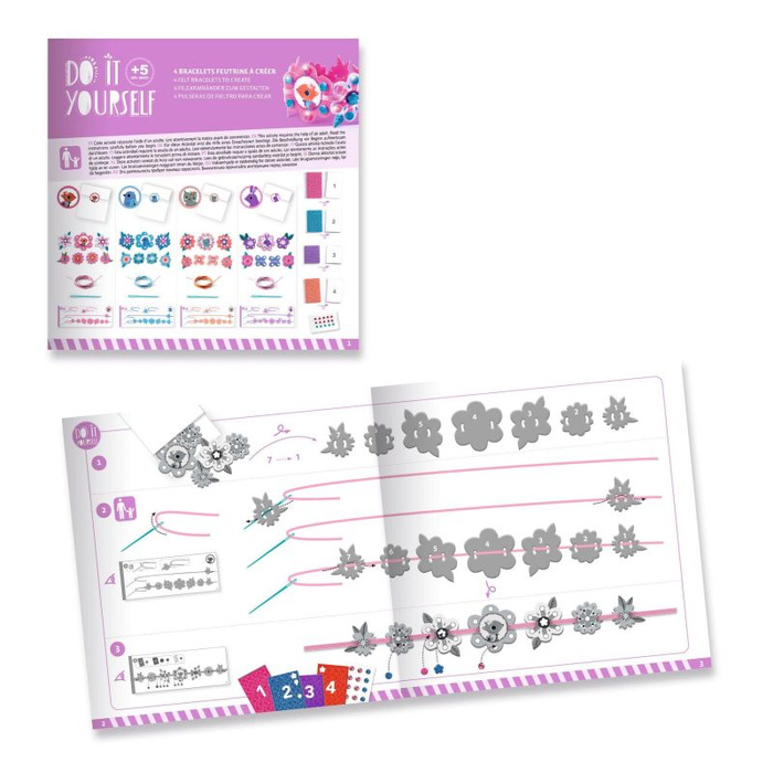 Zrób to sam 4 bransoletki przyjaźni Djeco