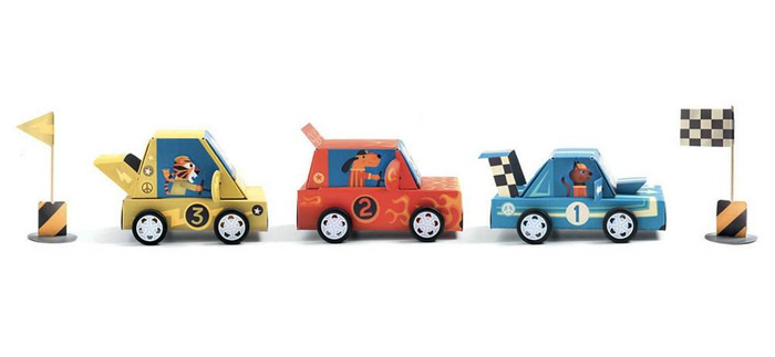 Kreatywny zestaw zrób to sam Wyścigi Samochodowe Djeco