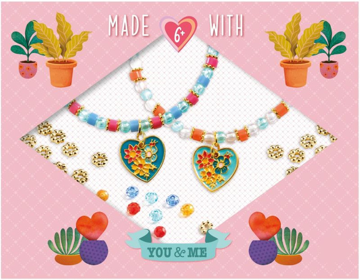 Zestaw DIY do tworzenia bransoletek amuletów przyjaźni Bukiet Djeco