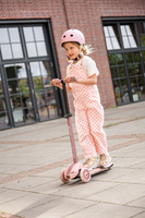 SCOOTANDRIDE Highwaykick 3S Hulajnoga z systemem sterowania 2w1 i kółkami LED składana 3+ Rose